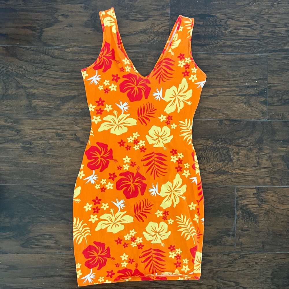 Wild Fable Tropical Print Dress